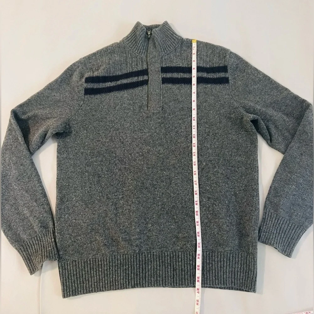 Banana Republic‎ Made Of Italian Yarn 80% Merino Wool  Gray Sweater Size M Men’s